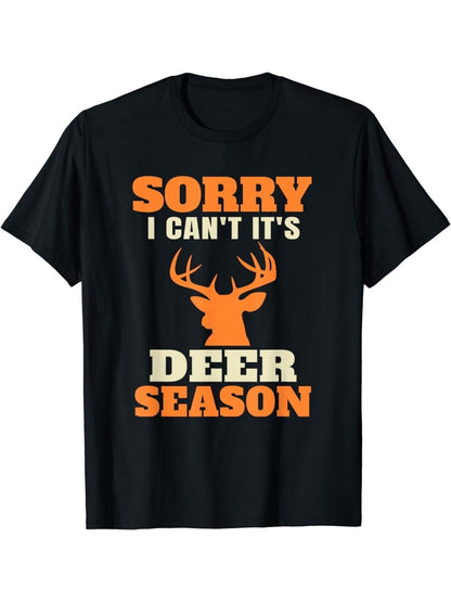 'Its Deer Season' Black T-Shirt