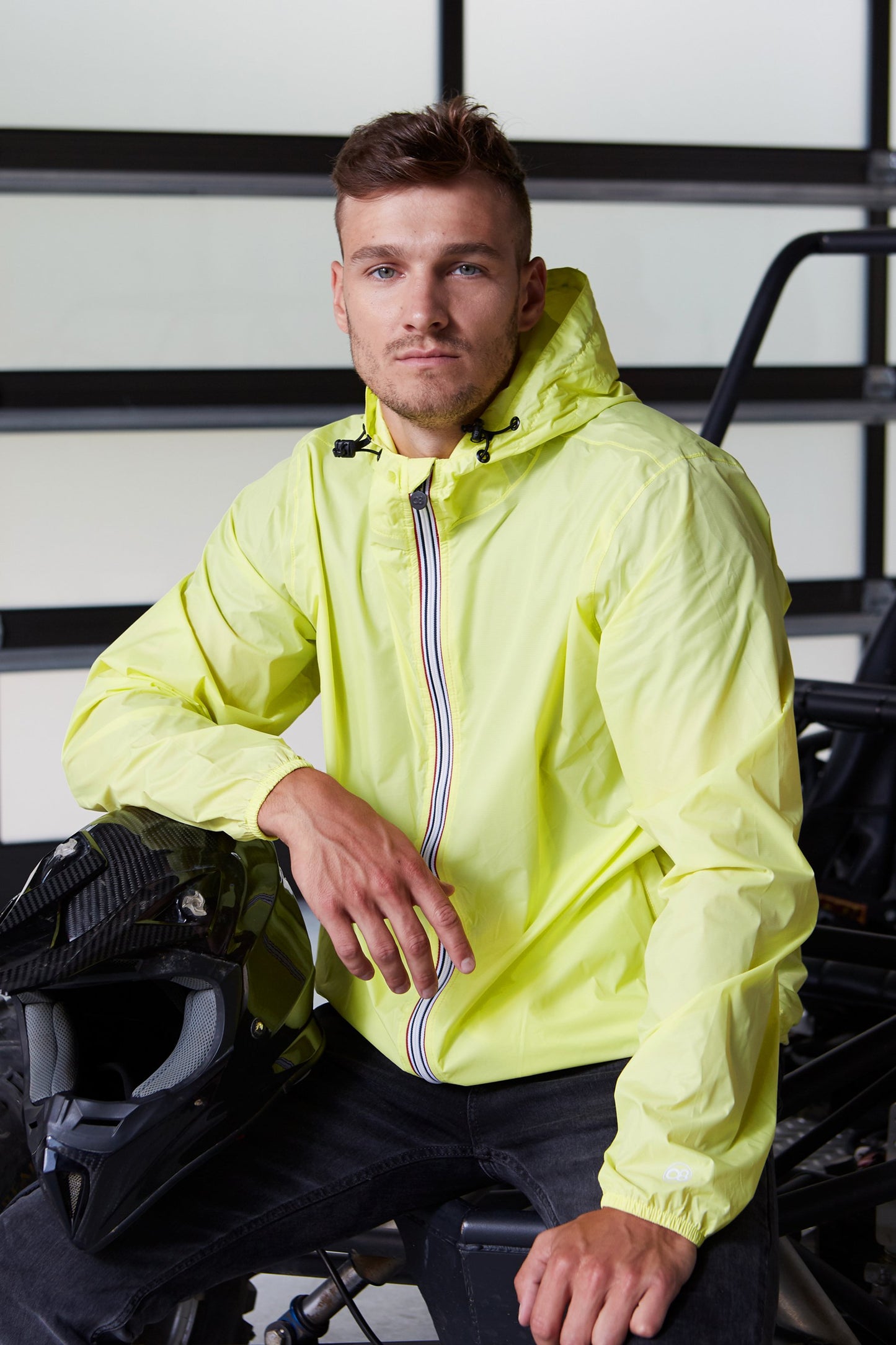 Packable Rain Jacket in Citrus