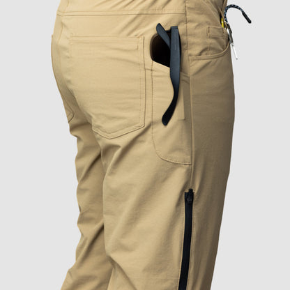 Men's Eco Trail Trousers in Beige