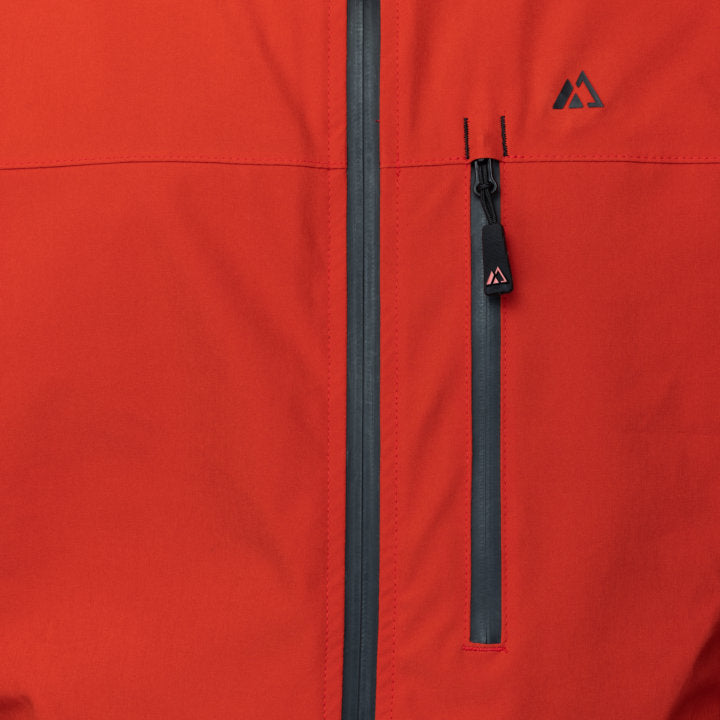 Adventure 2.0 Men's Waterproof Eco Jacket in Red