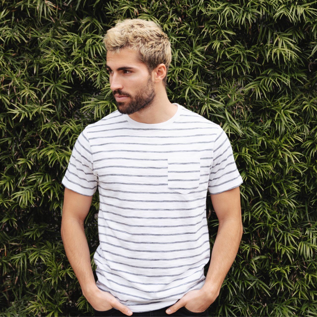 Rick Striped Henley Tee