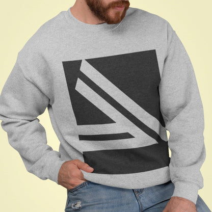 Double Slanted Logo Sweatshirt