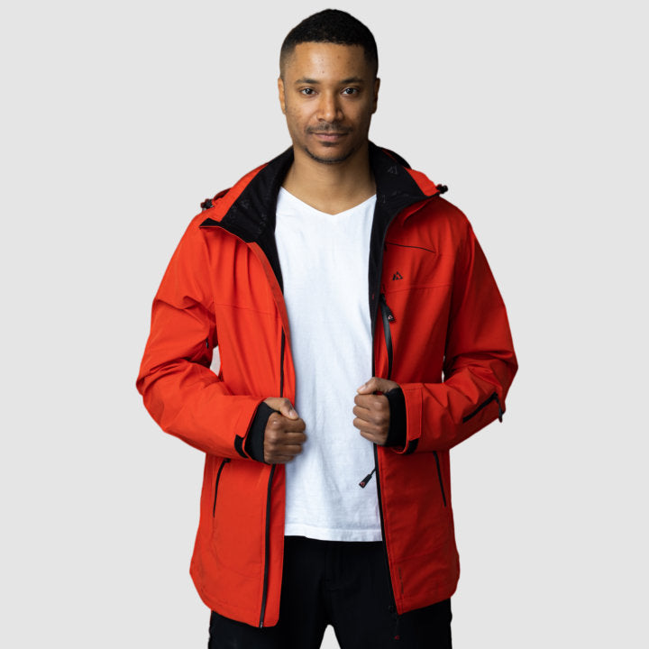 Adventure 2.0 Men's Waterproof Eco Jacket in Red