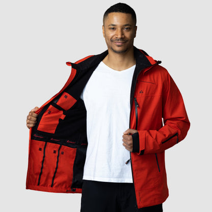 Adventure 2.0 Men's Waterproof Eco Jacket in Red