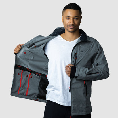 Adventure 2.0 Men's Waterproof Eco Jacket in Gray