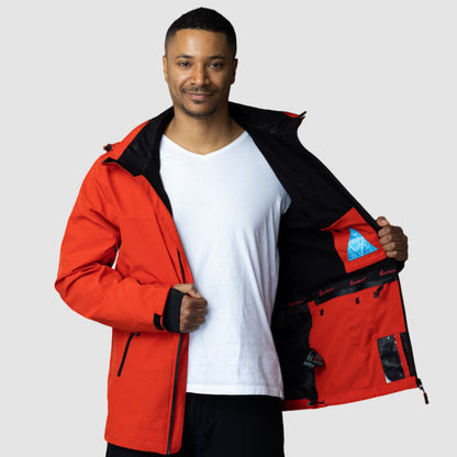 Adventure 2.0 Men's Waterproof Eco Jacket in Red