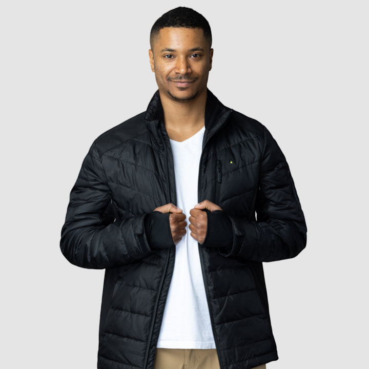 EcoDown Men's Puffer in Black