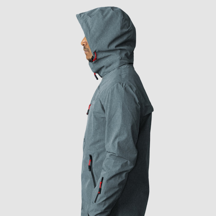 Adventure 2.0 Men's Waterproof Eco Jacket in Gray