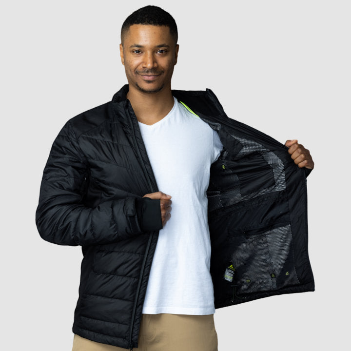 EcoDown Men's Puffer in Black