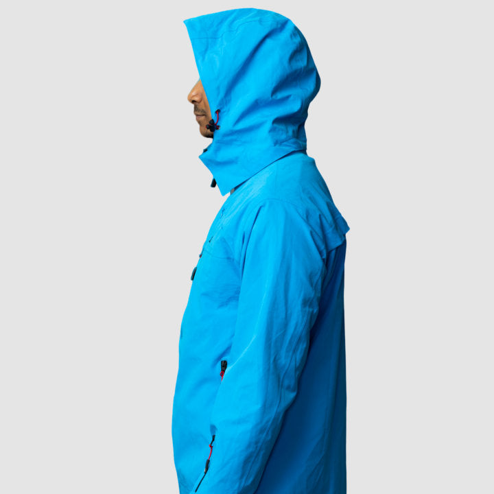 Adventure 2.0 Men's Waterproof Eco Jacket in Light Blue