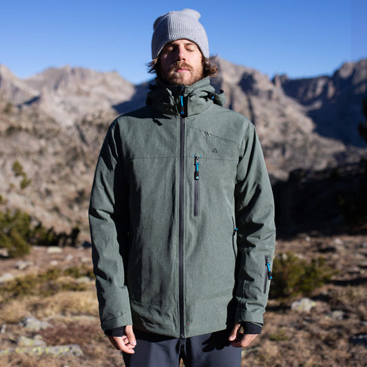 Adventure 2.0 Men's Waterproof Eco Jacket in Olive Green