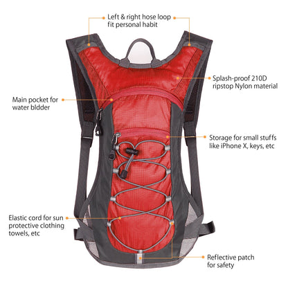 Unigear Hydration Pack with 70 oz 2L Water Bladder