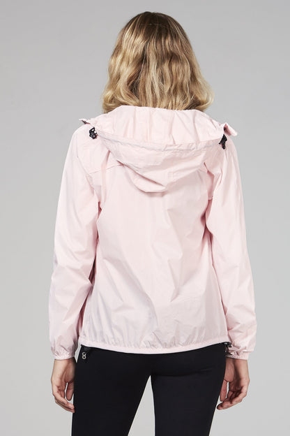 Packable Rain Jacket in Peach