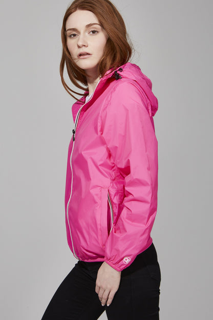 Packable Rain Jacket in Pink