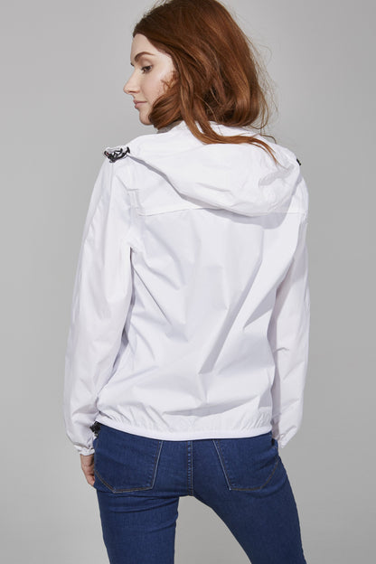 Packable Rain Jacket in White