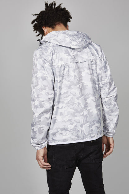 Packable Waterproof Jacket in Camo White