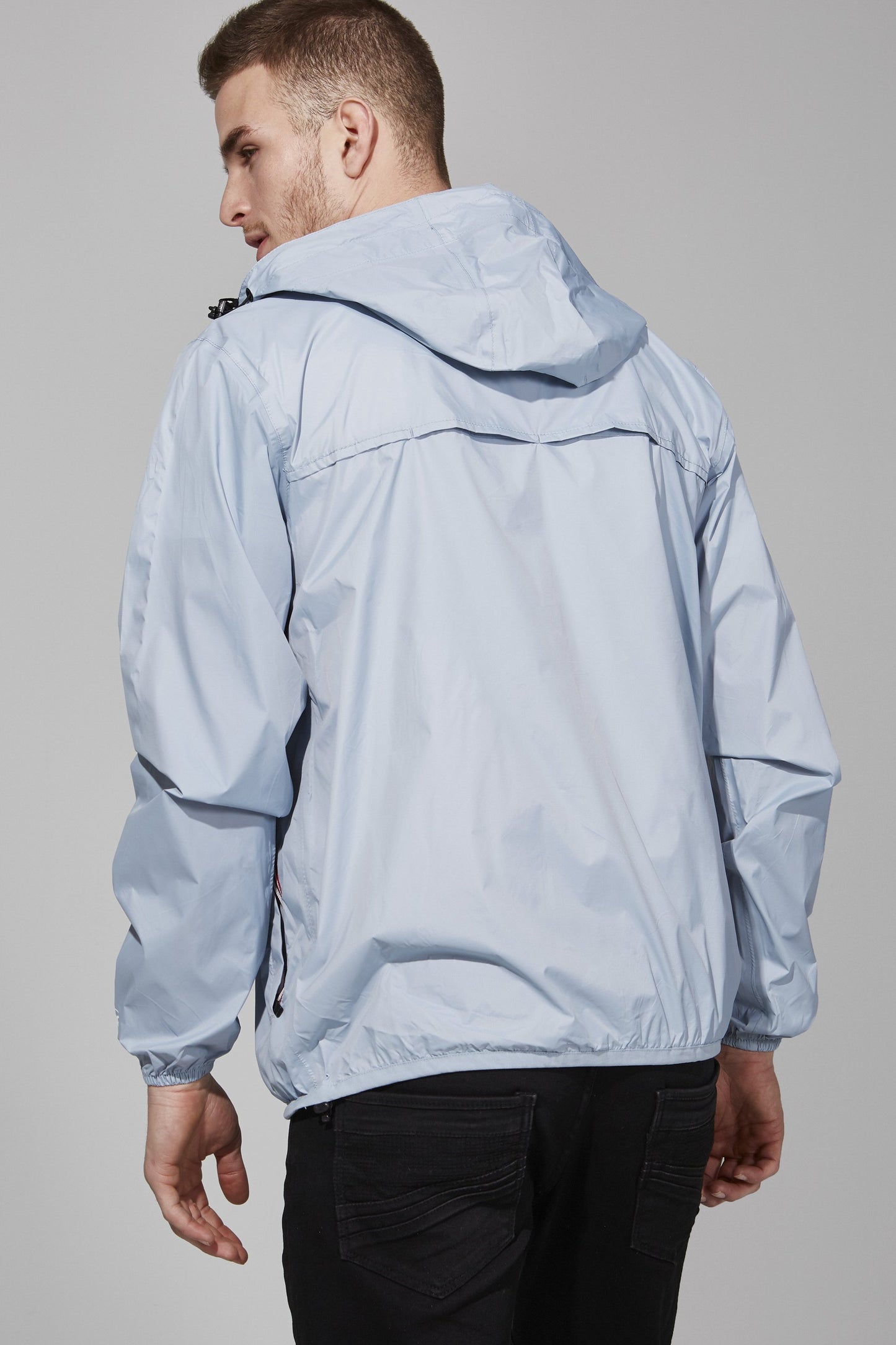 Packable Rain Jacket in Celestial Blue