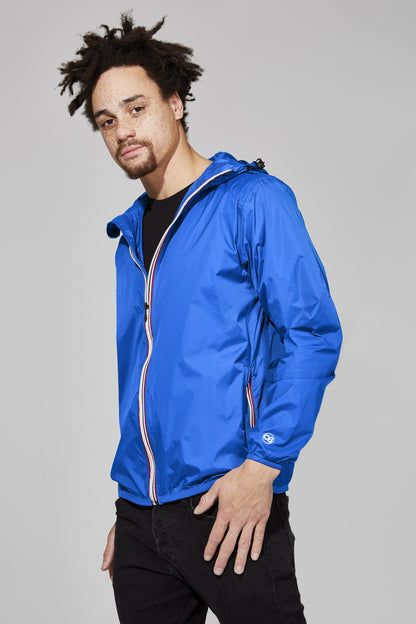 Packable Rain Jacket in Royal Blue