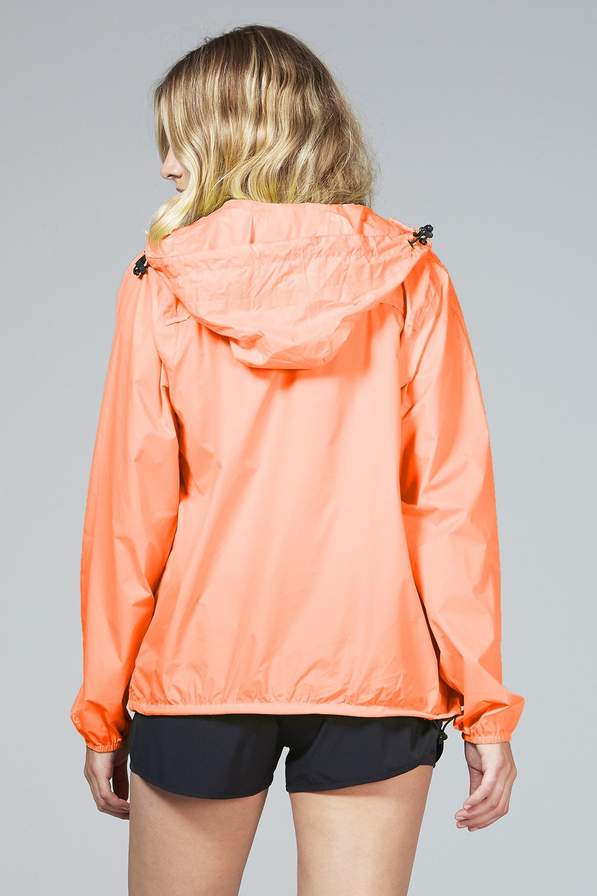 Packable Rain Jacket in Orange