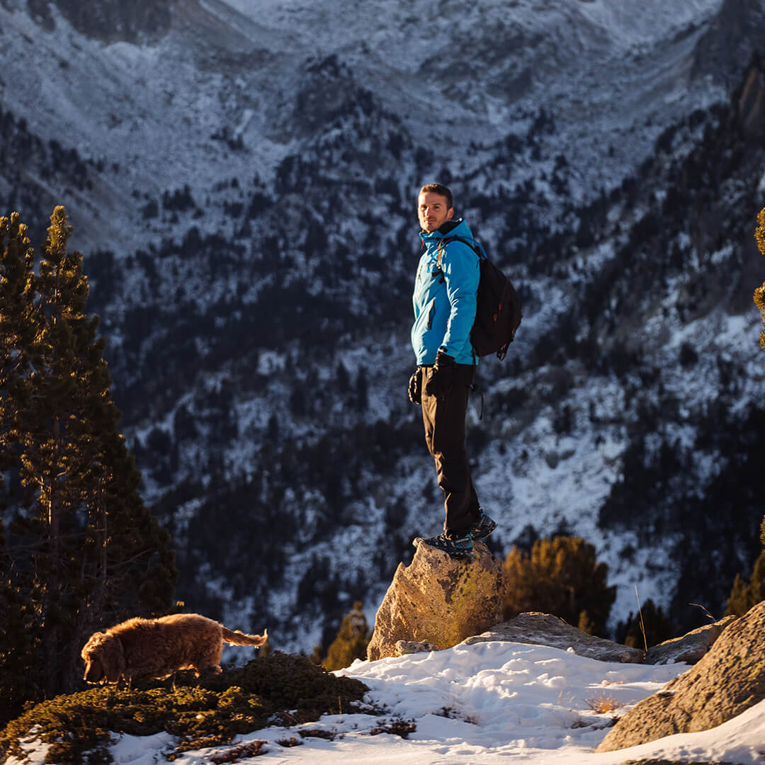 Adventure 2.0 Men's Waterproof Eco Jacket in Light Blue