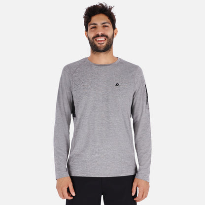 QuickDry Long Sleeve Eco Top in Grey