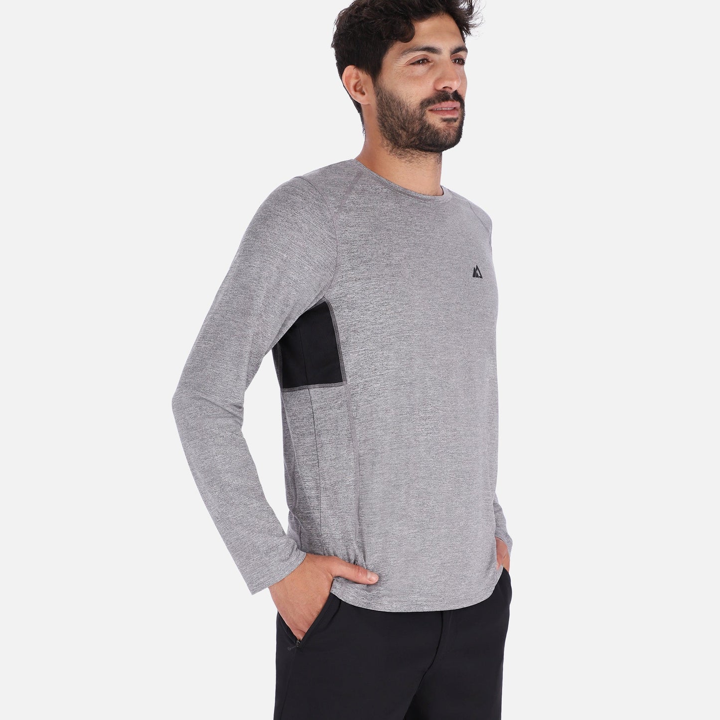 QuickDry Long Sleeve Eco Top in Grey