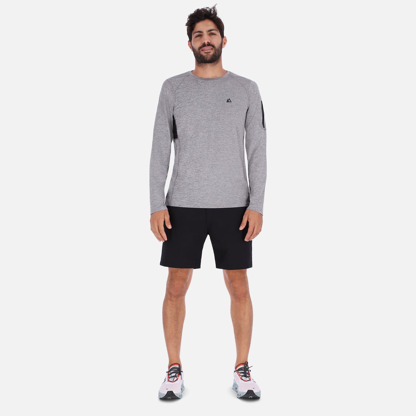 QuickDry Long Sleeve Eco Top in Grey