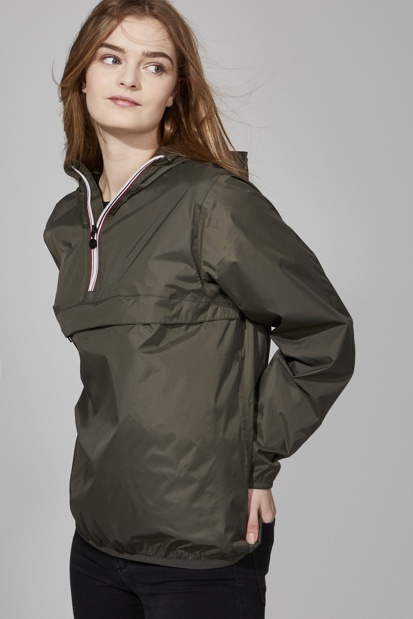 Quarter Zip Waterproof Pullover in Torba