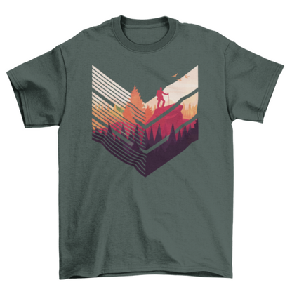 Colorful Hiking T-Shirt