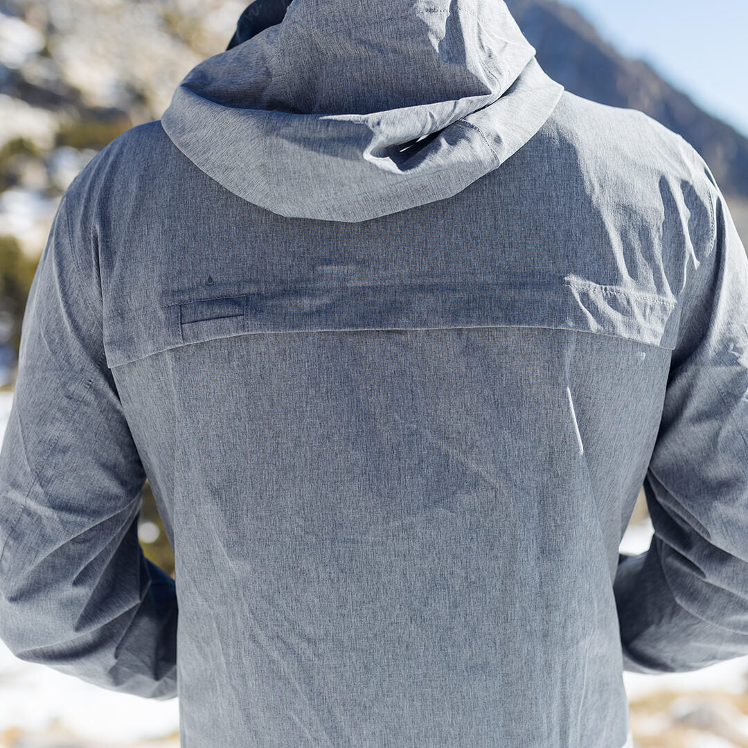 Adventure 2.0 Men's Waterproof Eco Jacket in Gray