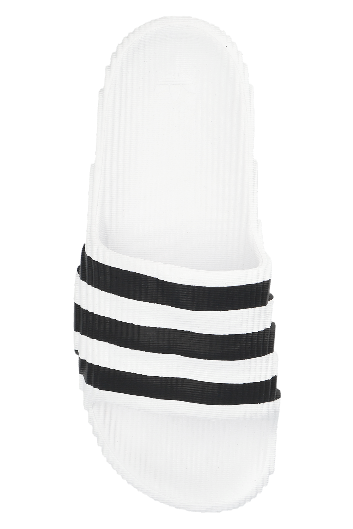 Adidas Adilette White and Black Slides