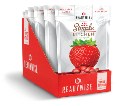 6 CT Case Simple Kitchen Sliced Strawberries