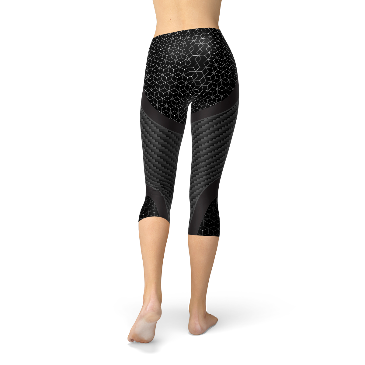 Women's Carbon Fibre 3/4 Length Leggings