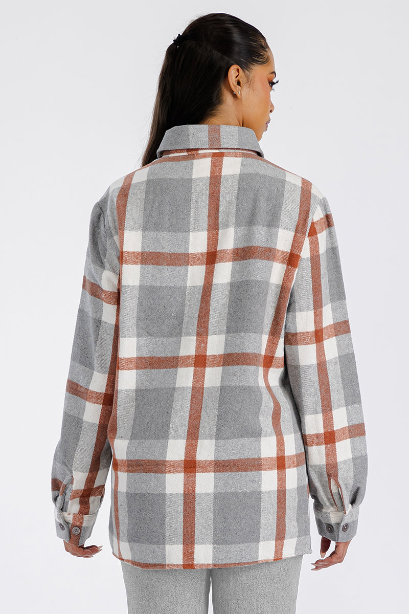 Oversized Soft Flannel Shirt