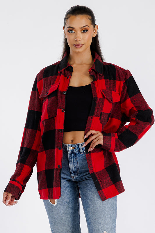 Oversized Flannel Shirt