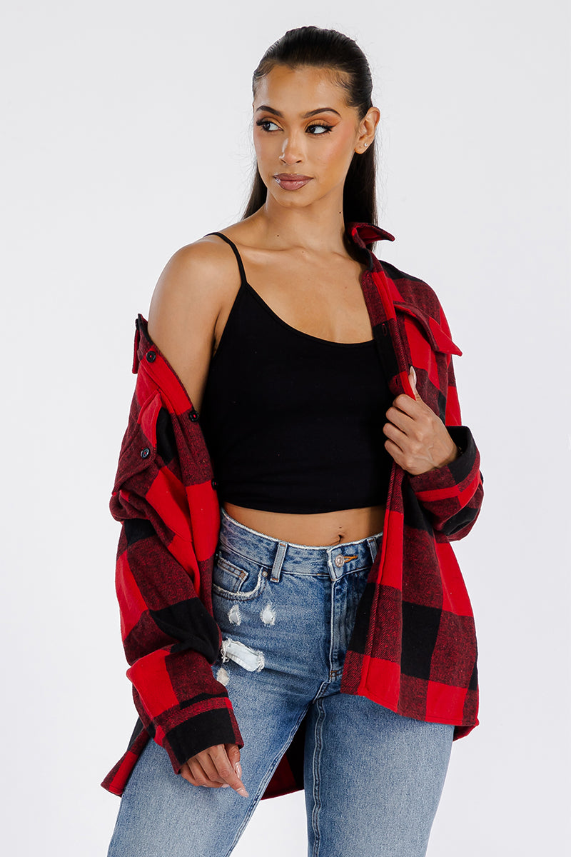 Oversized Flannel Shirt