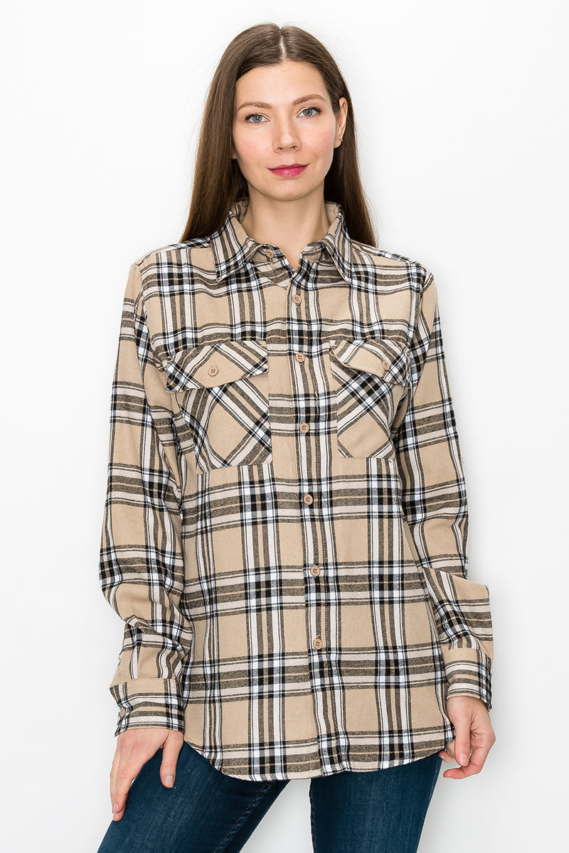 Oversized Flannel Shirt