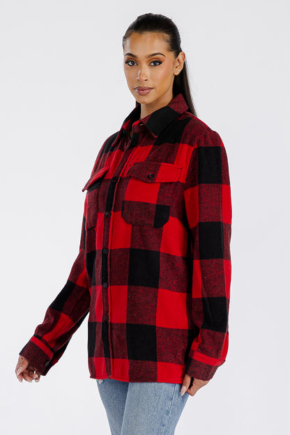 Oversized Flannel Shirt