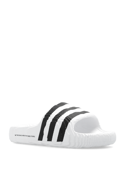 Adidas Adilette White and Black Slides