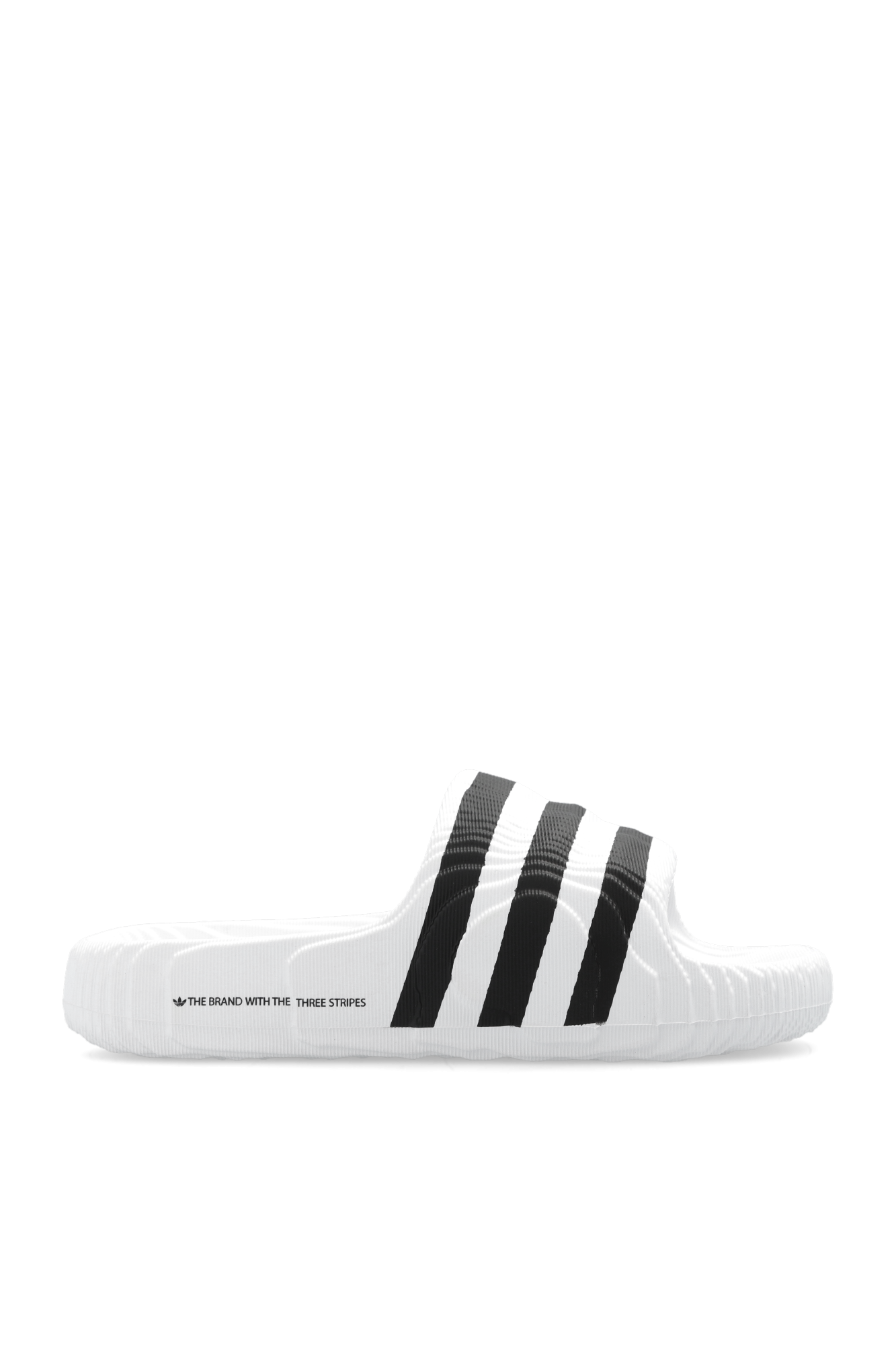 Adidas Adilette White and Black Slides