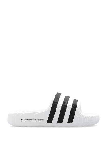 Adidas Adilette White and Black Slides