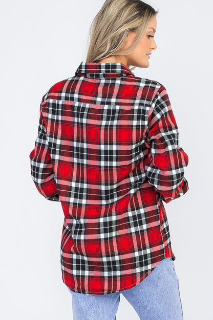 Oversized Flannel Shirt