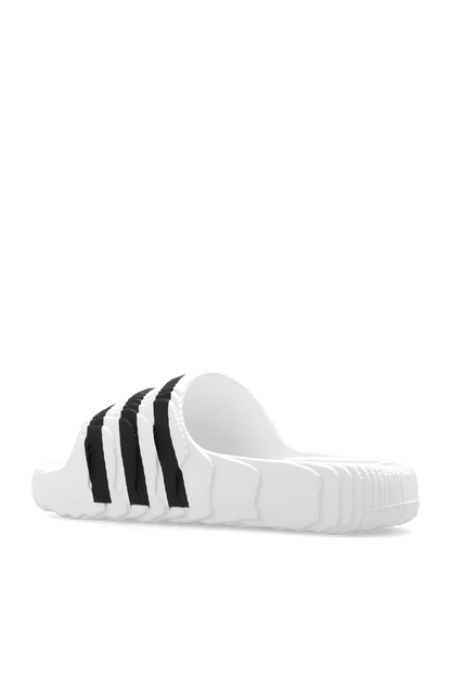 Adidas Adilette White and Black Slides