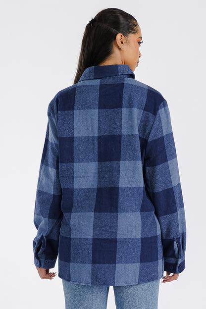 Oversized Soft Flannel Shirt