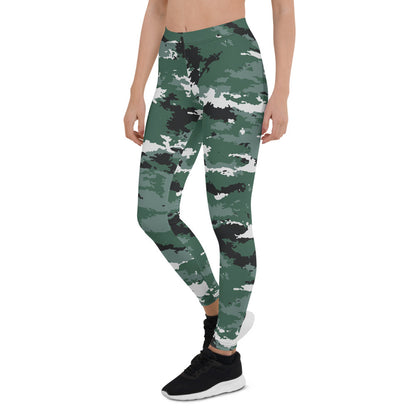 Women's Earth Green Camo Leggings