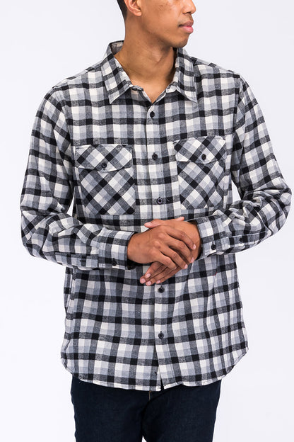 Plaid Flannel Shirt