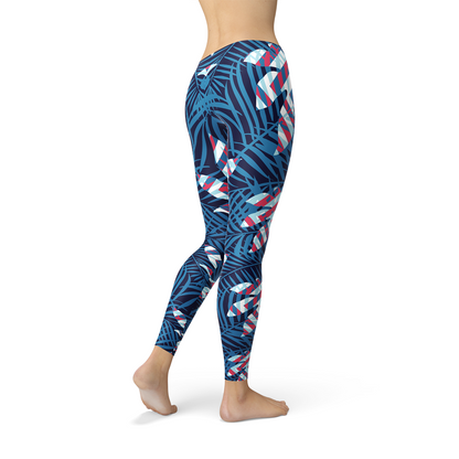 Women's Tropical Blue Leggings