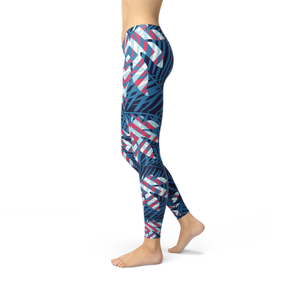 Women's Tropical Blue Leggings