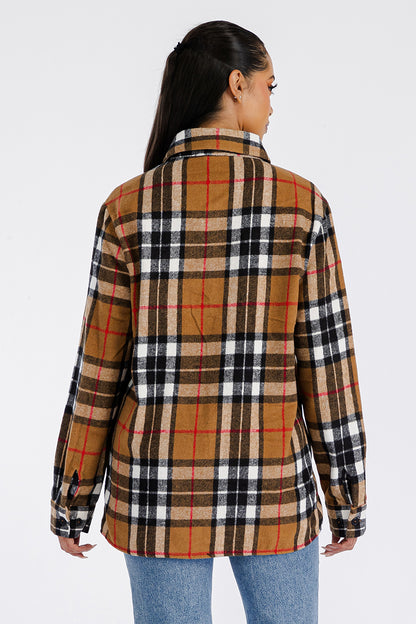 Oversized Soft Flannel Shirt