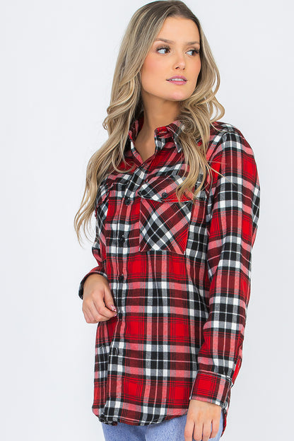 Oversized Flannel Shirt